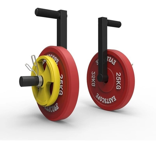 Agarre De Porta Discos (par) Trabajo De Biceps Gimnasio Svg
