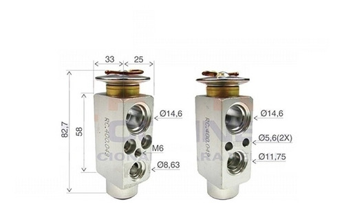 Valvula De Expansão Block Cam Volvo / Trator John Deere