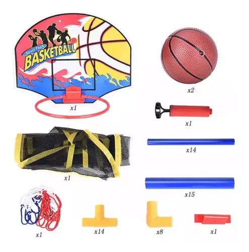 Canasta Tablero Básquetbol Baloncesto Infantil para Niños Juguetes