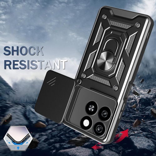 Funda Para Zte Blade A55/a35 Con Uso Rudo Carcasa Case+2mica