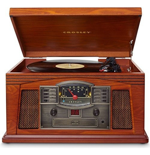 Tocadiscos Crosley Cr42d-pa Lancaster De 3 Velocidades Con R