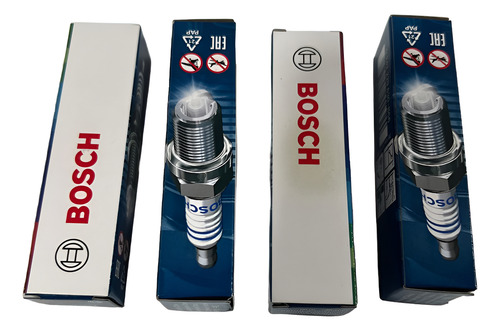 Bujías X4 Bosch P/ Citroën C4/xsara/xsara Picasso 2.0 16v