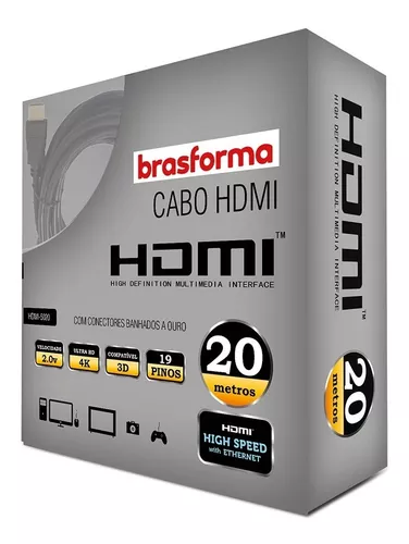 CABLE HDMI 2.0.V 4K - 3D Ready - 10 Metros