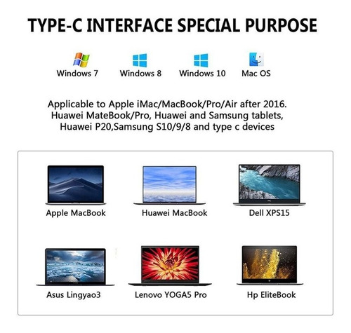 Imagen 8 de 8 de Adaptador Usb Tipo C 11 En 1 Docking Station Macbook / Pc