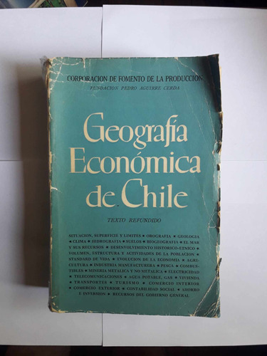 Geografía Económica De Chile