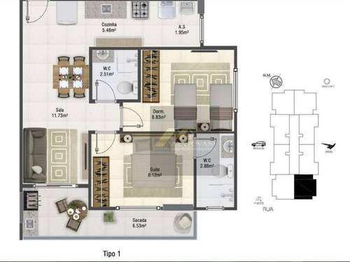 Imagem 11 de 20 de Apartamento Com 2 Dormitórios , Incluso No Programa Minha Casa, Minha Vida, Escritura Grátis,- Guilhermina - Praia Grande/sp. - Ap1468