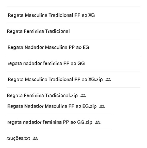 Projeto Moldes Regatas Masculina E Feminina Varios Modelos