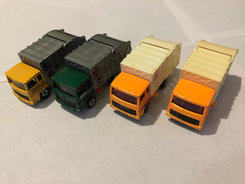 Lote De 3 Camiones Matchbox Superfast Refuse Truck. L4
