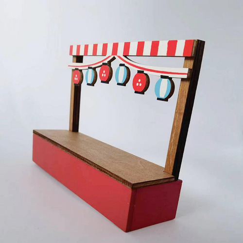 2 Mini Casa De Muñecas 1:12, De Venta En Miniatura, Modelo