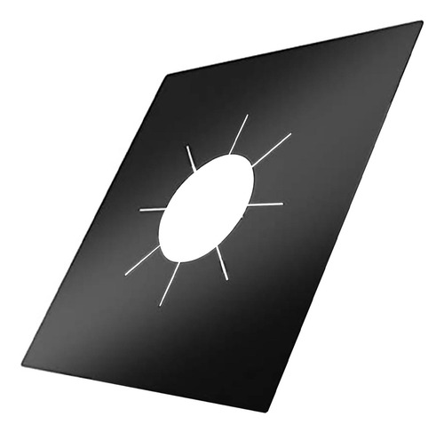 Estufa De Gas Reutilizable Protector De Estufa Negro
