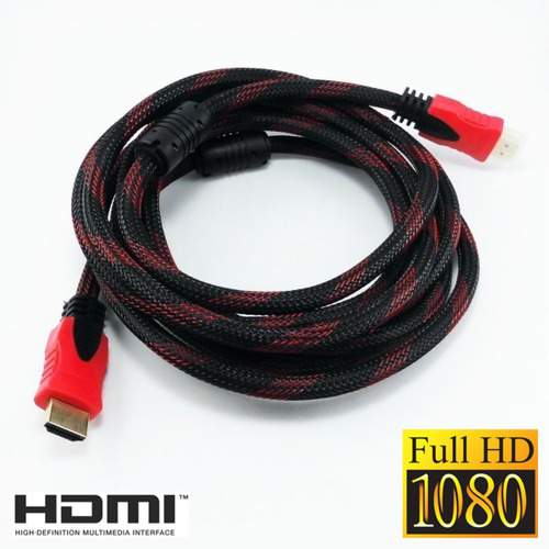 Cable Hdmi Nylon 3 Metros Full Hd 1080p