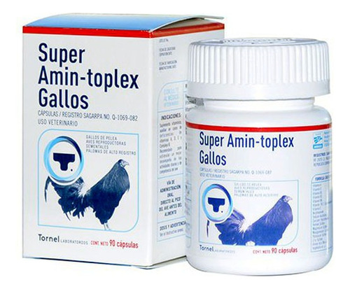 Super Amin-toplex Gallos De Pelea 90 Cápsulas