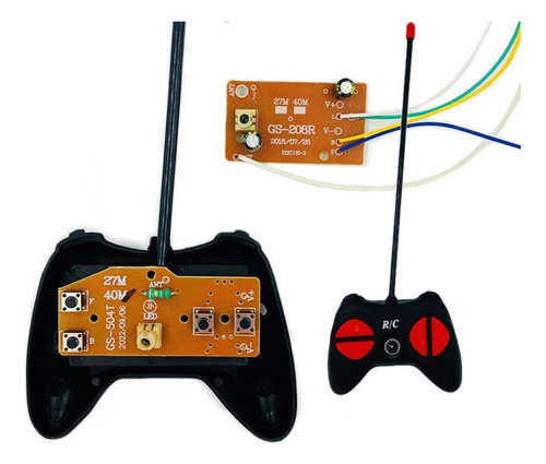 Placa Receptora Rc Remote Control De 40 Mhz Con Conjunto De