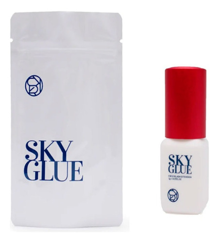 Pegamento Sky Glue Tapa Roja Para Extensiones De Pestañas 