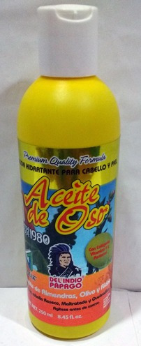 Aceite De Oso Indio Papago Cabello Y Piel 250ml Envio Gratis
