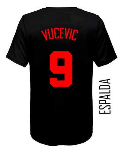 Remera Algodon - Basket (023) Chicago Bulls #9 Vucevic