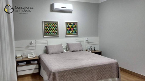 Casa Com 3 Dormitórios À Venda, 265 M² Por R$ 1.293.200,00 - Condomínio Reserva Real - Paulínia/sp - Ca1533