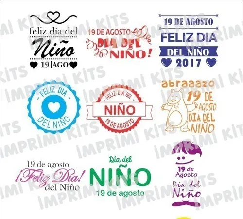 Frases Imprimible Png Dia Del Niño Vinilo Sublimación Tags