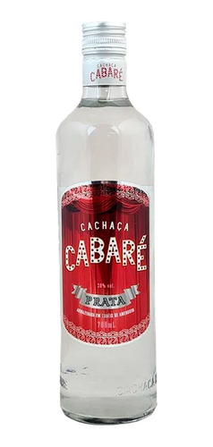 Cachaça Cabaré Prata 700ml