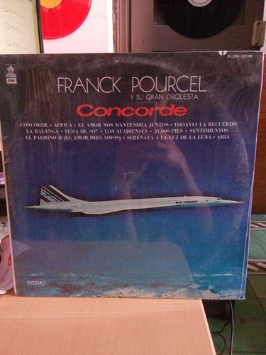 Franck Pourcel Concorde, Vinyl, Lp, Acetato. 