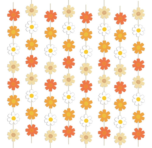 Daisy Groovy Boho Party Hanging Banners Y Retro Hippie Party