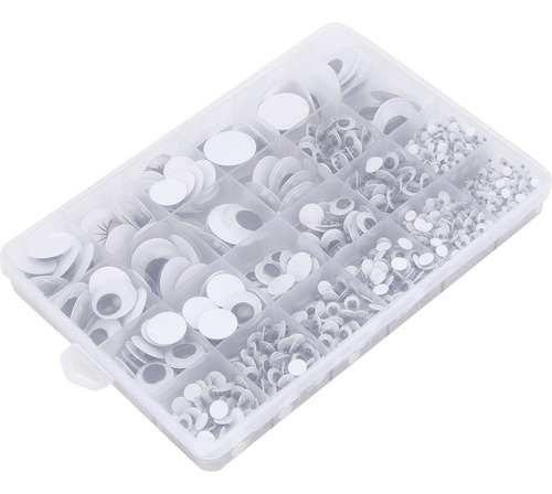 1 Caja De Juguetes Autoadhesivos De Bricolaje Con Ojos Móvil