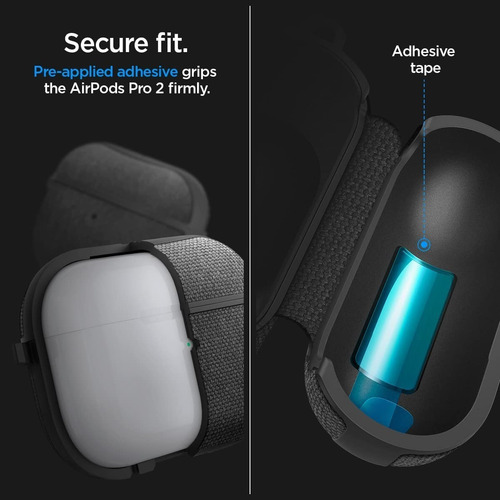 Imagen 7 de 10 de Case Spigen Urban Fit Para AirPods Pro 2da Gen 2022