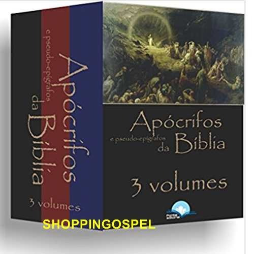 Coleção Apócrifos E Pseudo-epígrafos Da Bíblia 3 Volumes