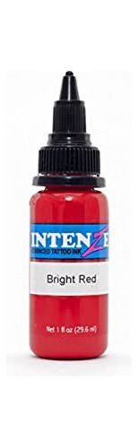 Tinta Para Tatuaje Tinta De Tatuaje Intenze Bright Red 1oz