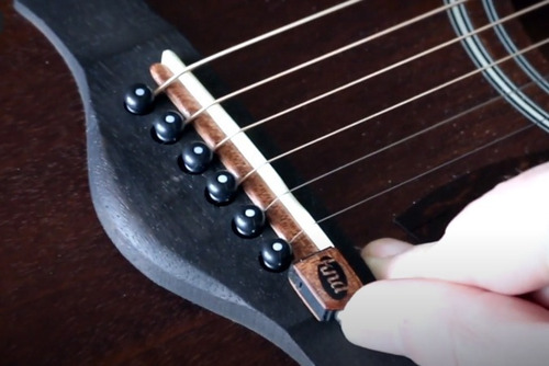 Piezo Portátil Kna Sg-1 Para Guitarra Con Cuerdas De Acero/b