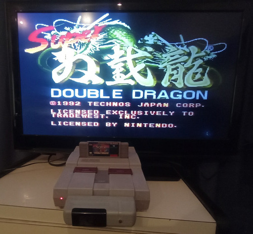Super Double Dragon Super Nintendo Original Americano Usa (Usado)