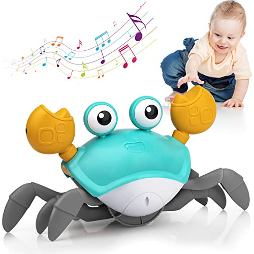 Crawling Crab Baby Toy, Children's Prone Time Toy, Auto...