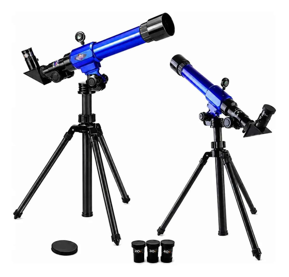 Telescópio Astro Brinquedo C/ Lente 20x 30x 40x - Castela Azul