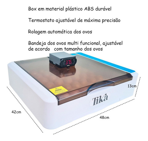 Chocadeira Elétrica Digital Com Rolagem Automática-tika
