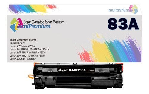 Toner  83a Cf283a Genérico | M201dw M125nrw M225dn M127fn