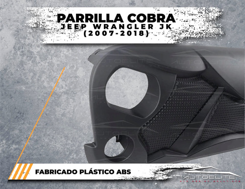 Imagen 6 de 9 de Parrilla Angry Jeep Wrangler Jl 2019 2020 2021 Enojado Cobra