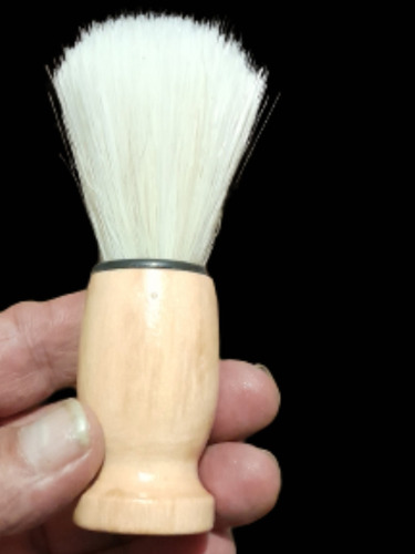 Brocha De Afeitar Shaving Brush Clásica, Mango De Madera