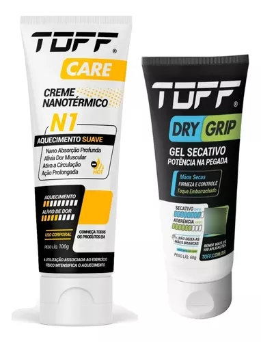 Gel Secativo Toff Dry Grip Potencia Na Pegada