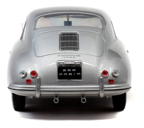 Porsche 356 Pre A 1953 Escala 1:18 Solido Plata Color Plateado