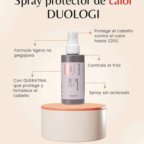 Spray Protector Del Calor Para Cabello Duologi Oriflame
