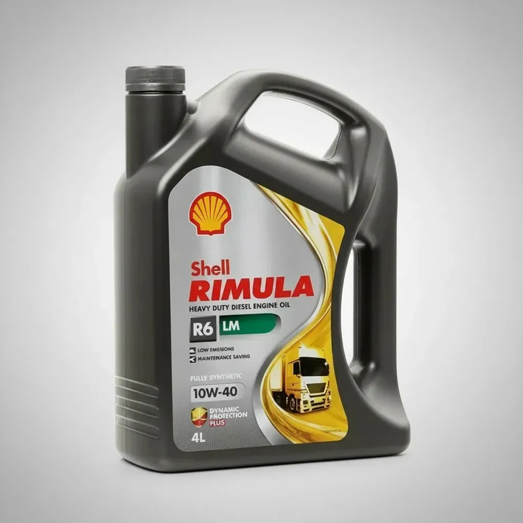 Aceite para motor Shell sintético 10W-40 para línea pesada de 1 unidad x 5L