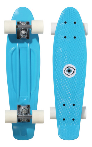 Mini Skateboard Niños Plástico Azul Oxelo