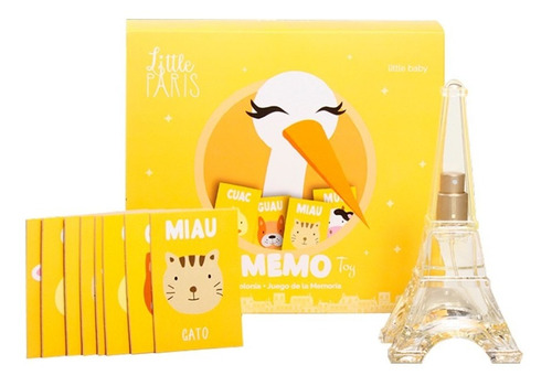 Colonia Para Bebés Little Paris Little Baby 50ml + Memo Toy