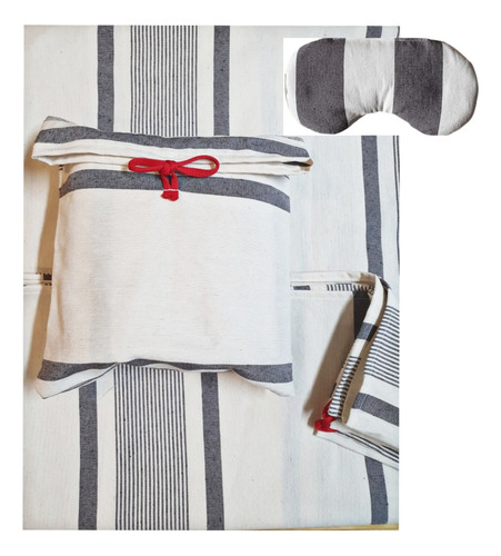 Imagen 2 de 6 de Manta X Para Yoga 0,76x1,8mt +bolsa + Antifaz Semillas Relax