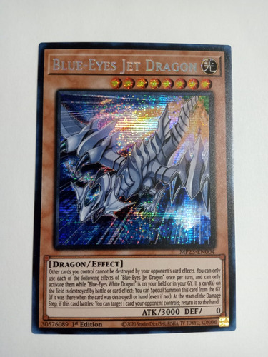 Blue-eyes Jet Dragon Prismatic Secret Rare Yugioh