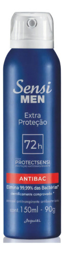 Desodorante Antitranspirante Aerossol Masculino Sensi Antiba