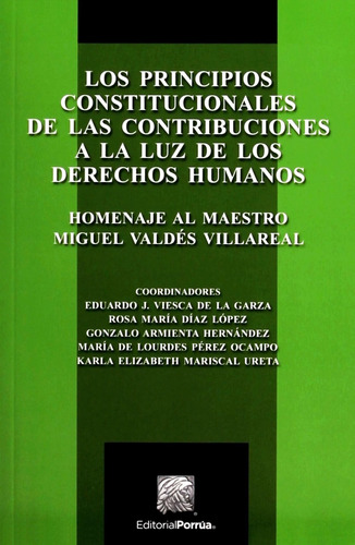 Libro Los Principios Constitucionales De Las Contribuciones 