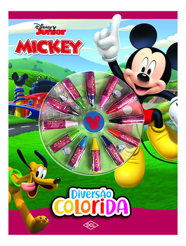 Disney - Cores - Mickey, De Disney. Editora Dcl, Capa Mole Em Português