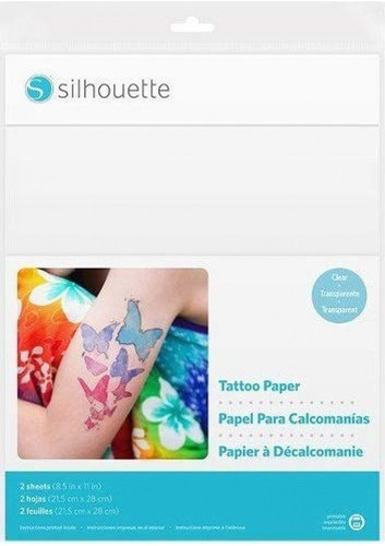 Tinta Para Tatuaje Papel De Tatuaje Temporal De Silueta (paq