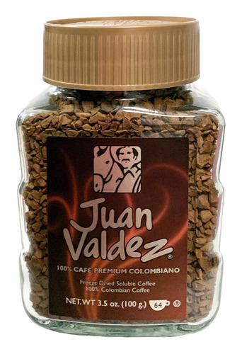 Cafe Juan  Valdez  Clasico Instataneo El Original 100gr